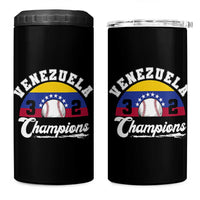 Venezuela 2026 Champions 4 in 1 Can Cooler Tumbler Baseball Patriotic Pride