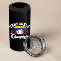 Venezuela 2026 Champions 4 in 1 Can Cooler Tumbler Baseball Patriotic Pride