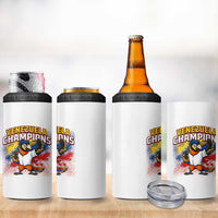 Venezuela Baseball Champions 4 in 1 Can Cooler Tumbler Troupial Bird Patriotic Pride