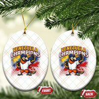 Venezuela Baseball Champions Ceramic Ornament Troupial Bird Patriotic Pride