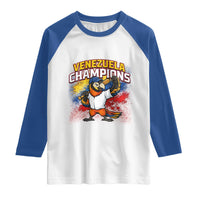 Venezuela Baseball Champions Raglan Shirt Troupial Bird Patriotic Pride