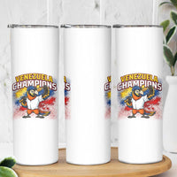 Venezuela Baseball Champions Skinny Tumbler Troupial Bird Patriotic Pride
