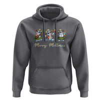 Funny Hawaiian Snowman Summer Graphic Hoodie Merry Meltmas