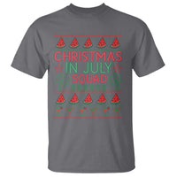 Christmas In July Squad T Shirt Tropical Beach Party Graphic
