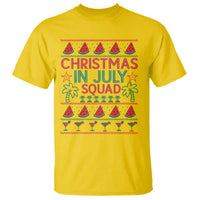 Christmas In July Squad T Shirt Tropical Beach Party Graphic
