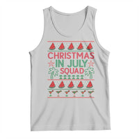 Christmas In July Squad Tank Top Tropical Beach Party Graphic