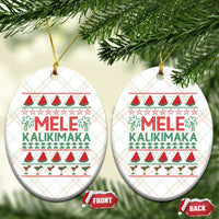 Mele Kalikimaka Ceramic Ornament Hawaiian Ugly Christmas Sweater