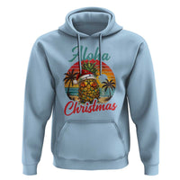 Aloha Tropical Pineapple Christmas Hoodie Vintage Beach Xmas Gift