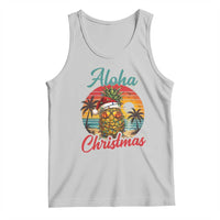 Aloha Tropical Pineapple Christmas Tank Top Vintage Beach Xmas Gift
