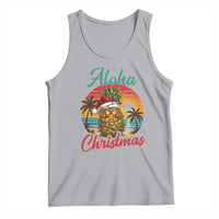Aloha Tropical Pineapple Christmas Tank Top Vintage Beach Xmas Gift