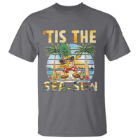 Tis The Sea Sun T Shirt Dabbing Pineapple Summer Vacation Gift