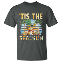 Tis The Sea Sun T Shirt Dabbing Pineapple Summer Vacation Gift