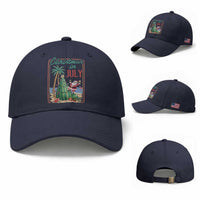 Christmas In July Baseball Cap Funny Santa Watermelon Xmas Tree