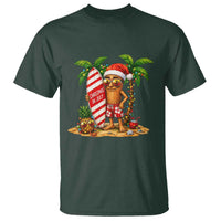 Funny Tung Tung Sahur Christmas In July T Shirt Beach Party Vacation
