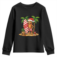 Funny Tung Tung Sahur Christmas In July Youth Sweatshirt Beach Party Vacation