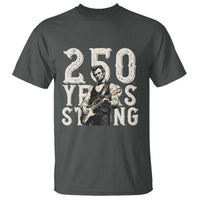 Vintage Abraham Lincoln Playing Guitar T Shirt 250 Years Strong
