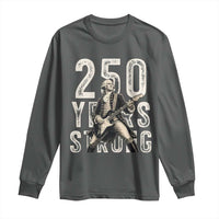 Vintage George Washington Playing Guitar Long Sleeve Shirt 250 Years Strong