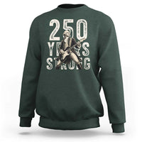 Vintage George Washington Playing Guitar Sweatshirt 250 Years Strong
