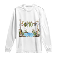 10th Birthday Fishing Long Sleeve Shirt Fisherman Birthday Party Gift