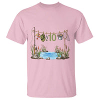 10th Birthday Fishing T Shirt Fisherman Birthday Party Gift