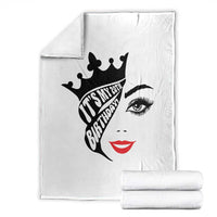Its My 20th Birthday Throw Blanket Birthday Queen Crown Gift For Women