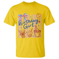 Patriotic Birthday Girl T Shirt Red White And Blue Party Graphic