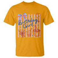 Patriotic Birthday Girl T Shirt Red White And Blue Party Graphic