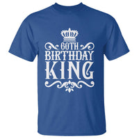 60th Birthday King Royal Crown Graphic For Men T Shirt