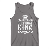 60th Birthday King Royal Crown Graphic For Men Tank Top