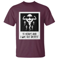 55 Years Ago I Was The Fastest T Shirt Funny 55th Birthday Milestone Graphic
