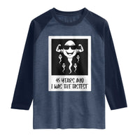 45 Years Ago I Was The Fastest Raglan Shirt Funny 45th Birthday Gift