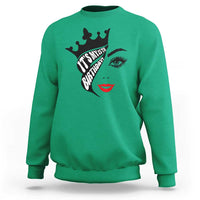 Its My 25th Birthday Sweatshirt Birthday Queen Crown Gift For Women