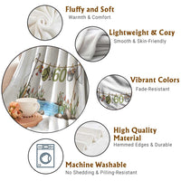 60th Birthday Fishing Throw Blanket Fisherman Birthday Party Gift