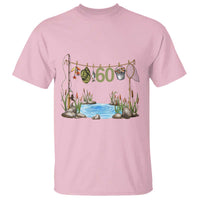 60th Birthday Fishing T Shirt Fisherman Birthday Party Gift