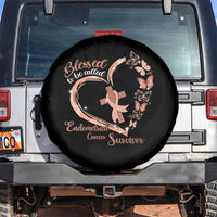 Endometrial Cancer Warrior Gift Spare Tire Cover Blessed To Be Called A Survivor