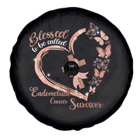 Endometrial Cancer Warrior Gift Spare Tire Cover Blessed To Be Called A Survivor