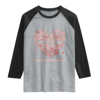 Endometrial Cancer Family Support Raglan Shirt I Wear Peach For My Mom