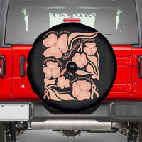 Endometrial Cancer Support Squad Floral Gift Spare Tire Cover In September We Wear Peach