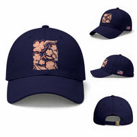 Endometrial Cancer Support Squad Floral Gift Baseball Cap In September We Wear Peach