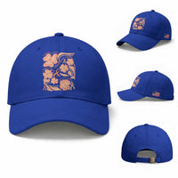 Endometrial Cancer Support Squad Floral Gift Baseball Cap In September We Wear Peach