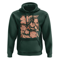 Endometrial Cancer Support Squad Floral Gift Hoodie In September We Wear Peach