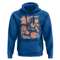 Endometrial Cancer Support Squad Floral Gift Hoodie In September We Wear Peach