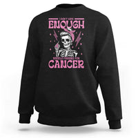 Funny Skeleton Breast Cancer Sweatshirt I Dont Have Enough Middle Fingers