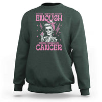 Funny Skeleton Breast Cancer Sweatshirt I Dont Have Enough Middle Fingers
