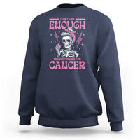 Funny Skeleton Breast Cancer Sweatshirt I Dont Have Enough Middle Fingers