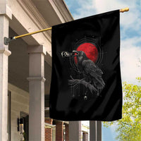 Horror Raven Garden Flag F Caw F Gothic Blood Moon Halloween - Wonder Print Shop