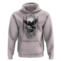 Gothic Raven On Skull With Full Moon Hoodie - Wonder Print Shop