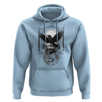 Gothic Raven On Skull With Full Moon Hoodie - Wonder Print Shop