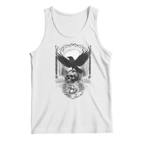 Gothic Raven On Skull With Full Moon Tank Top - Wonder Print Shop