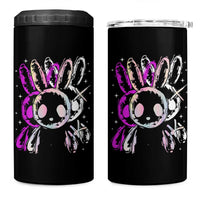 Horror Cute Bunny Rabbit 4 in 1 Can Cooler Tumbler Horror Aesthetic